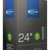Schwalbe 10 AV: 24x1.75-2.125 (47/62-507) -Fahrradzubehör Schwalbe Schlauch AV10 Autoventil Schrader 24 Zoll 40 47 50 54 57 62 507 010 12725 10421310 4026495100441 4026495100458