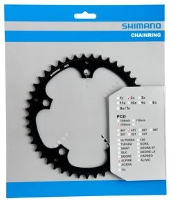 Shimano Alfine 45 Zähne Schwarz Y-1PB45010