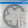 Shimano Tiagra Compact 9-fach 50 Für 34 Zähne Silber (F-Type) Y-1HA98040 -Fahrradzubehör Shimano Kettenblatt Tiagra Compact FC 4550 50 Zaehne Y 1HA98040