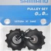 Shimano Leitrollenset Ultegra Ab 2010 10-fach Y-5X998080 / Neu:Y-5X998150 1 Shimano Leitrollenset Ultegra Ab 2010 10-fach Y-5X998080 / Neu:Y-5X998150 -Fahrradzubehör Shimano Schaltrollenset Pulley Set Ultegra XT Saint Y 5X998080 4524667360773